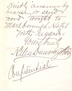 Helen Dauvray Ward signature